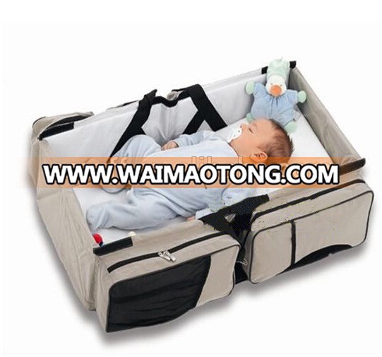 Large capability Design stylish portable folding baby bed